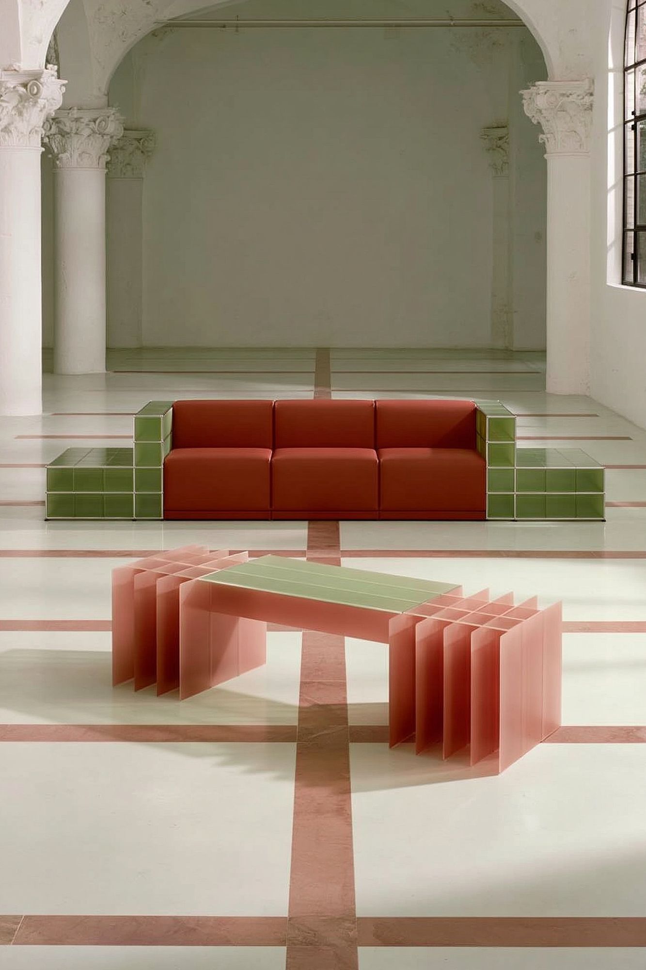 Modern Interior Installation Poster. poster detail