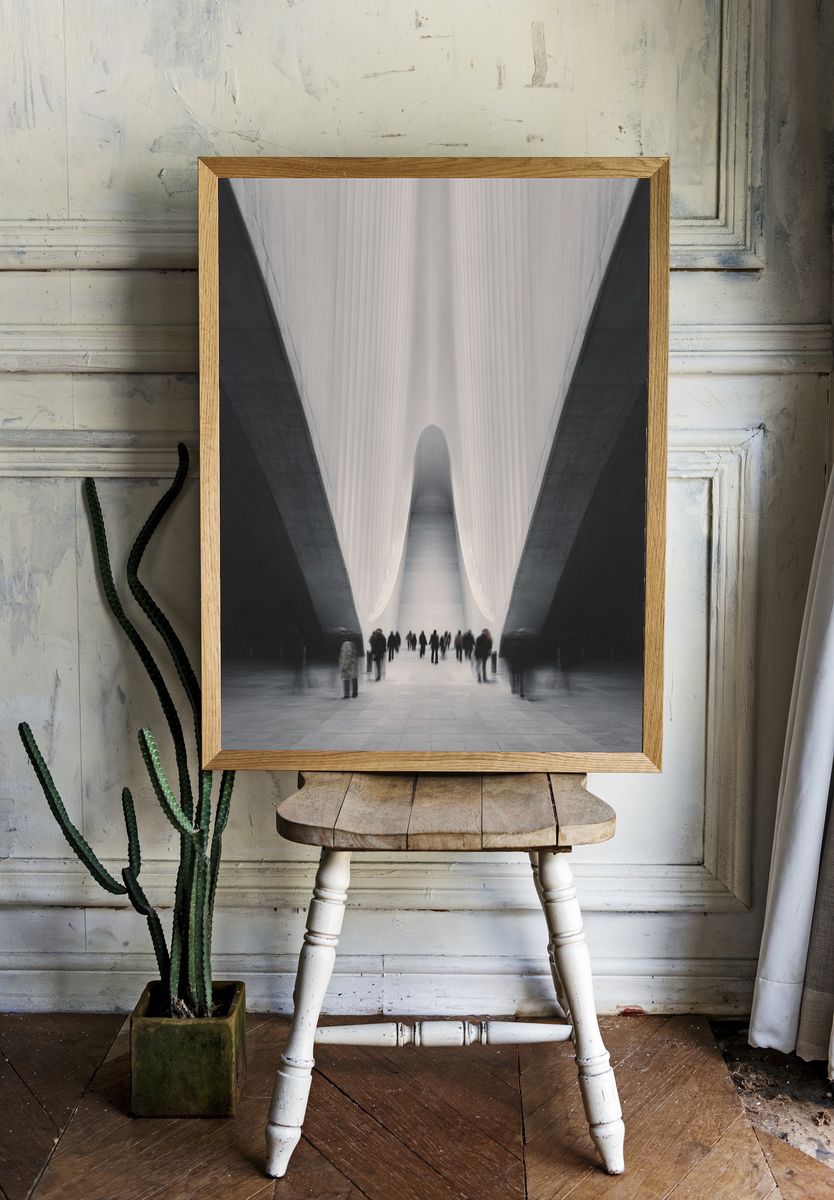 Cathedral Interior Photography Poster. — room view 1