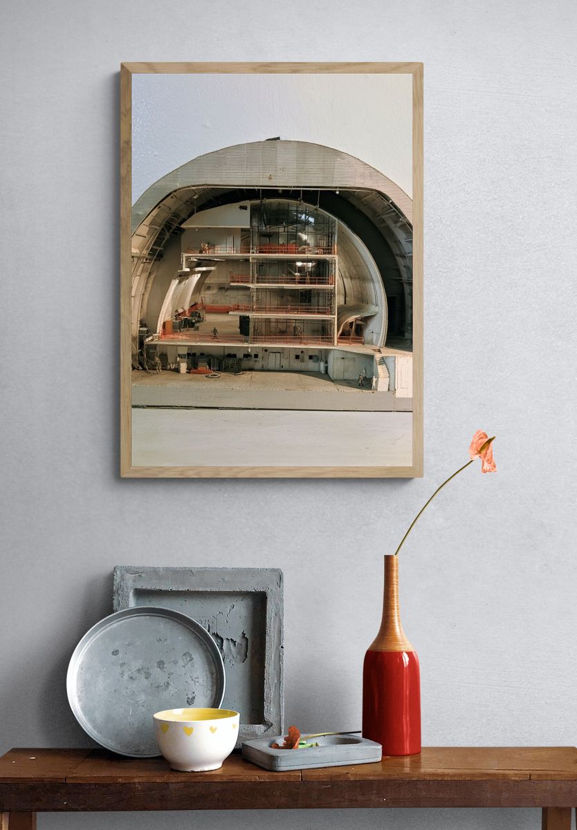 Architectural Section Model Poster. — room view 3