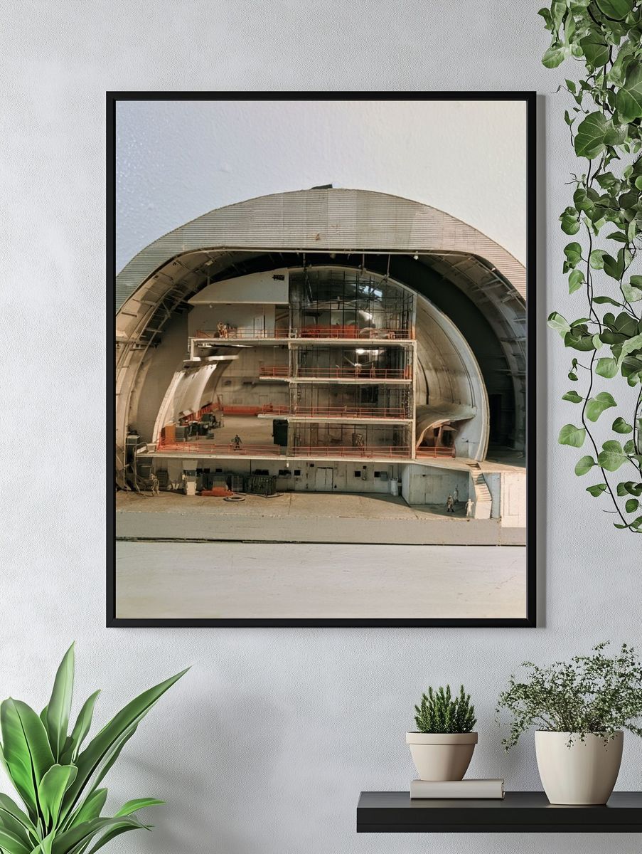 Architectural Section Model Poster. — room view 4