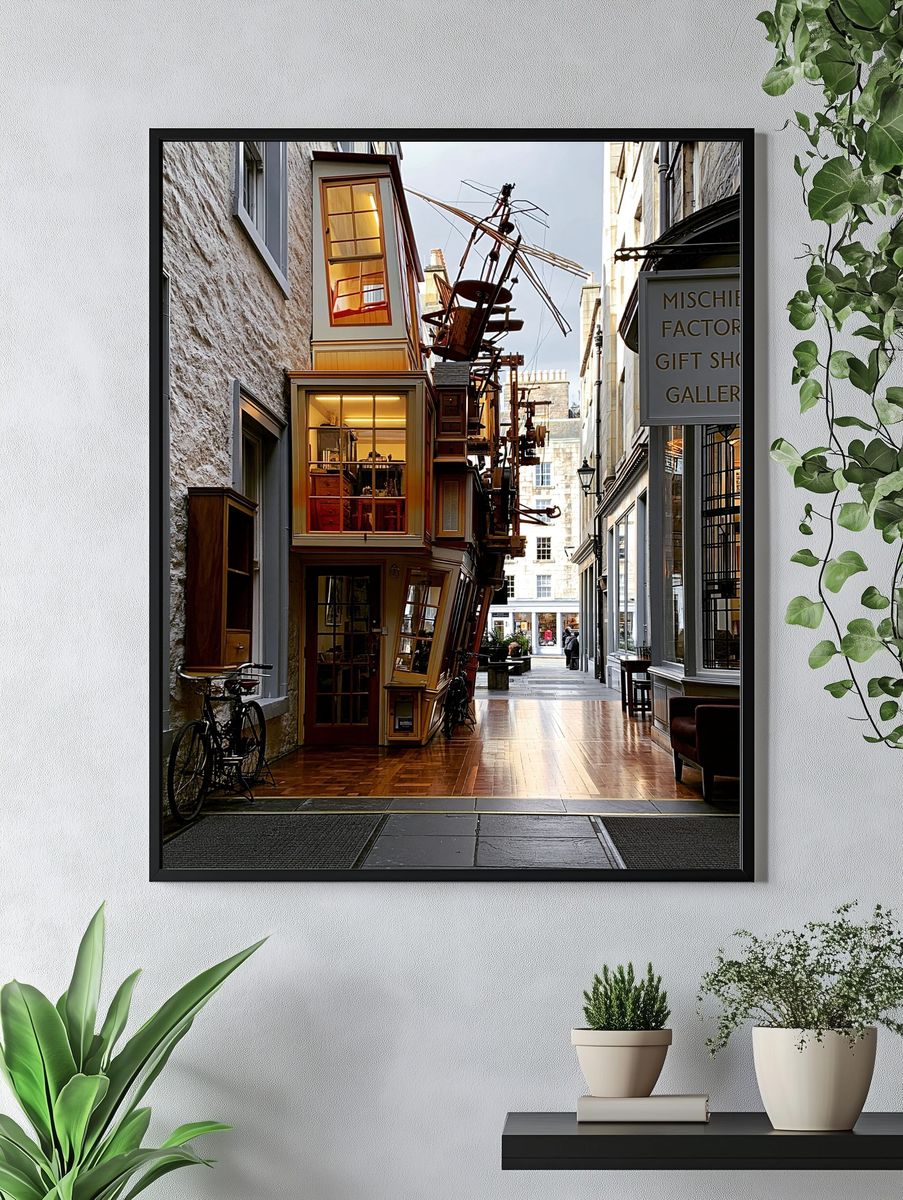 Mischief Factory Alley Poster. — room view 4