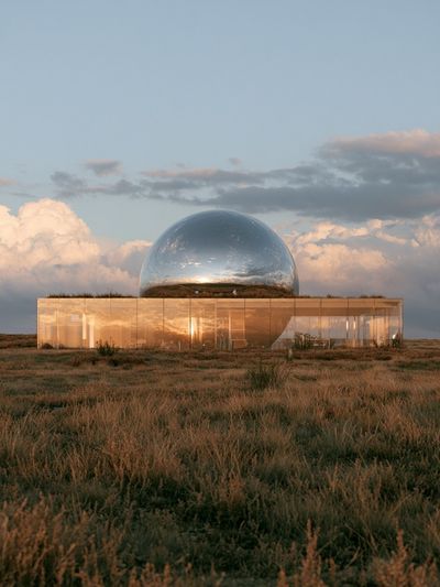 Mirrored Dome Landscape Photography Poster.
