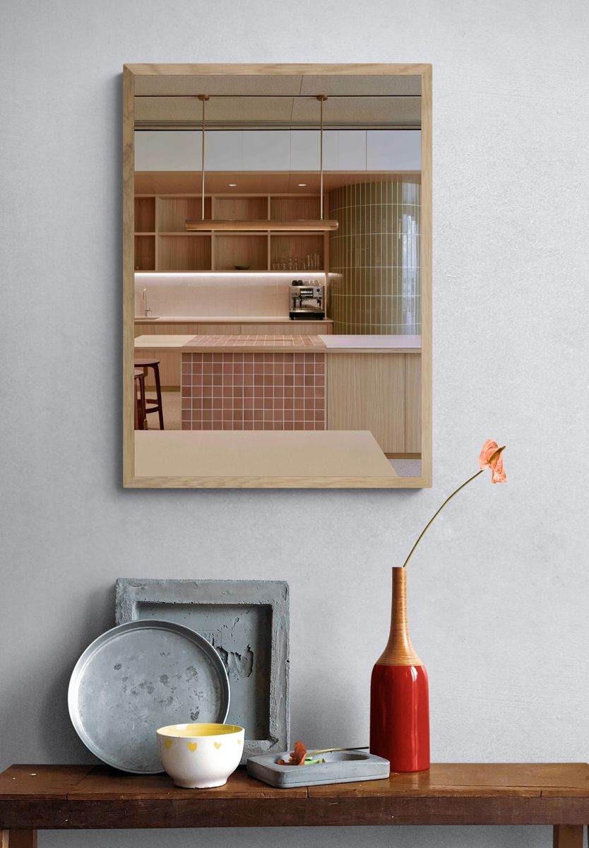 Japandi Kitchen Interior Print. — room view 3