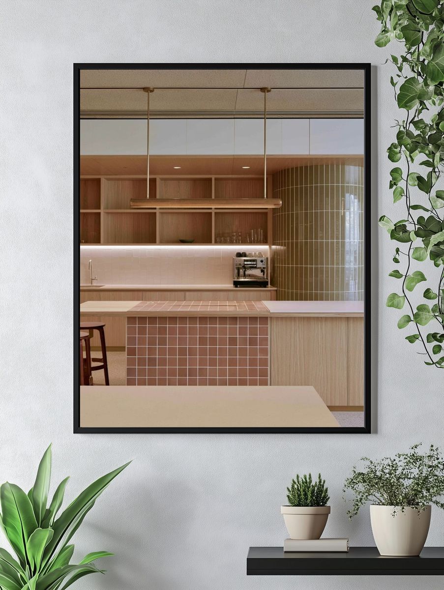 Japandi Kitchen Interior Print. — room view 4
