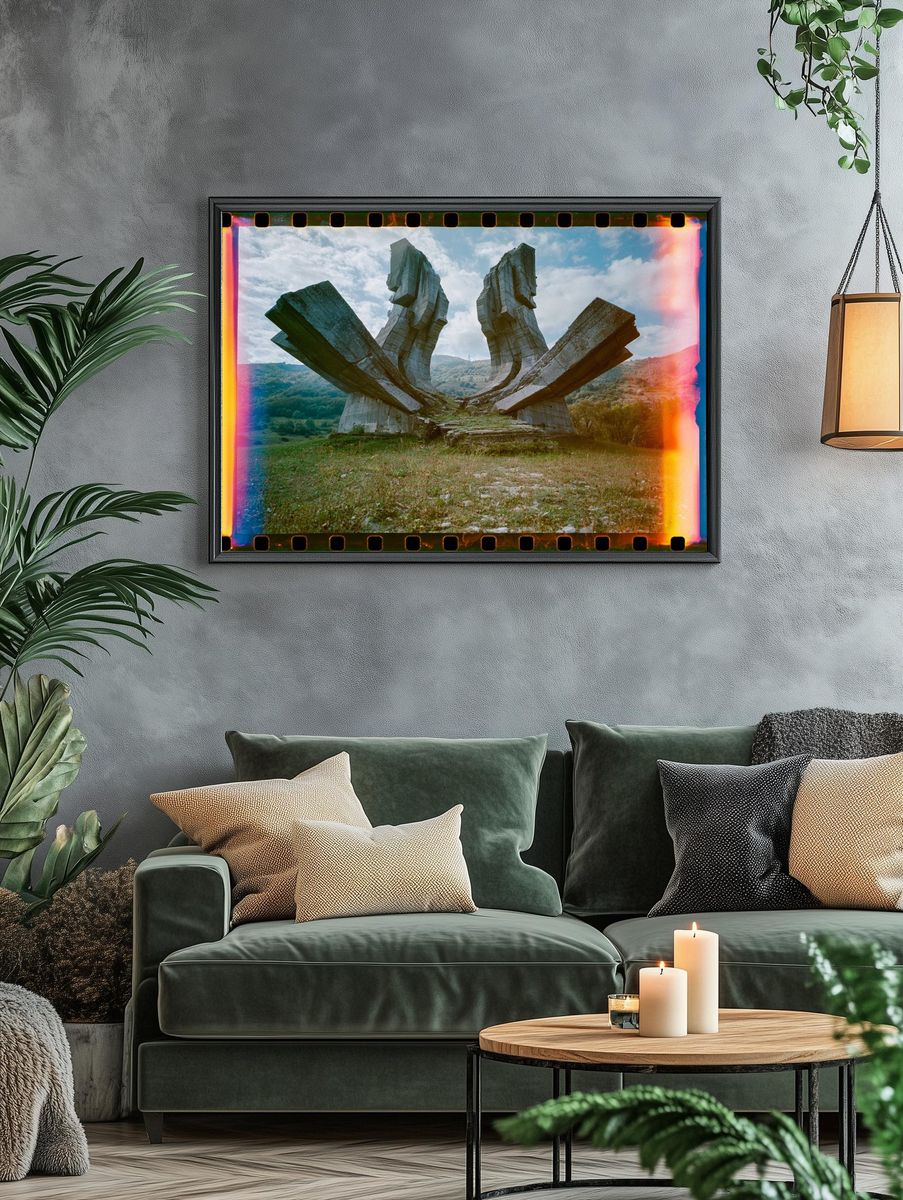 Concrete Monument Landscape Poster. — room view 4