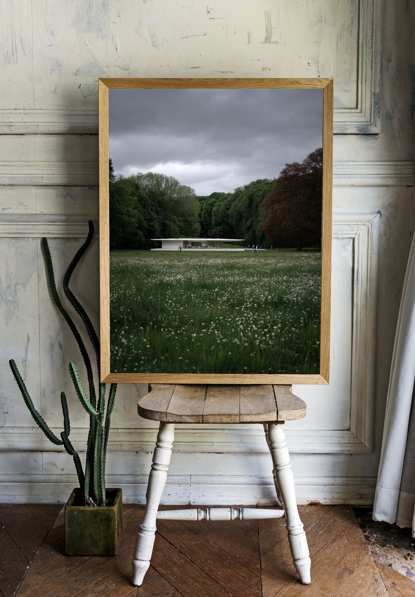Modern Architecture in Nature — Photography Print. room preview
