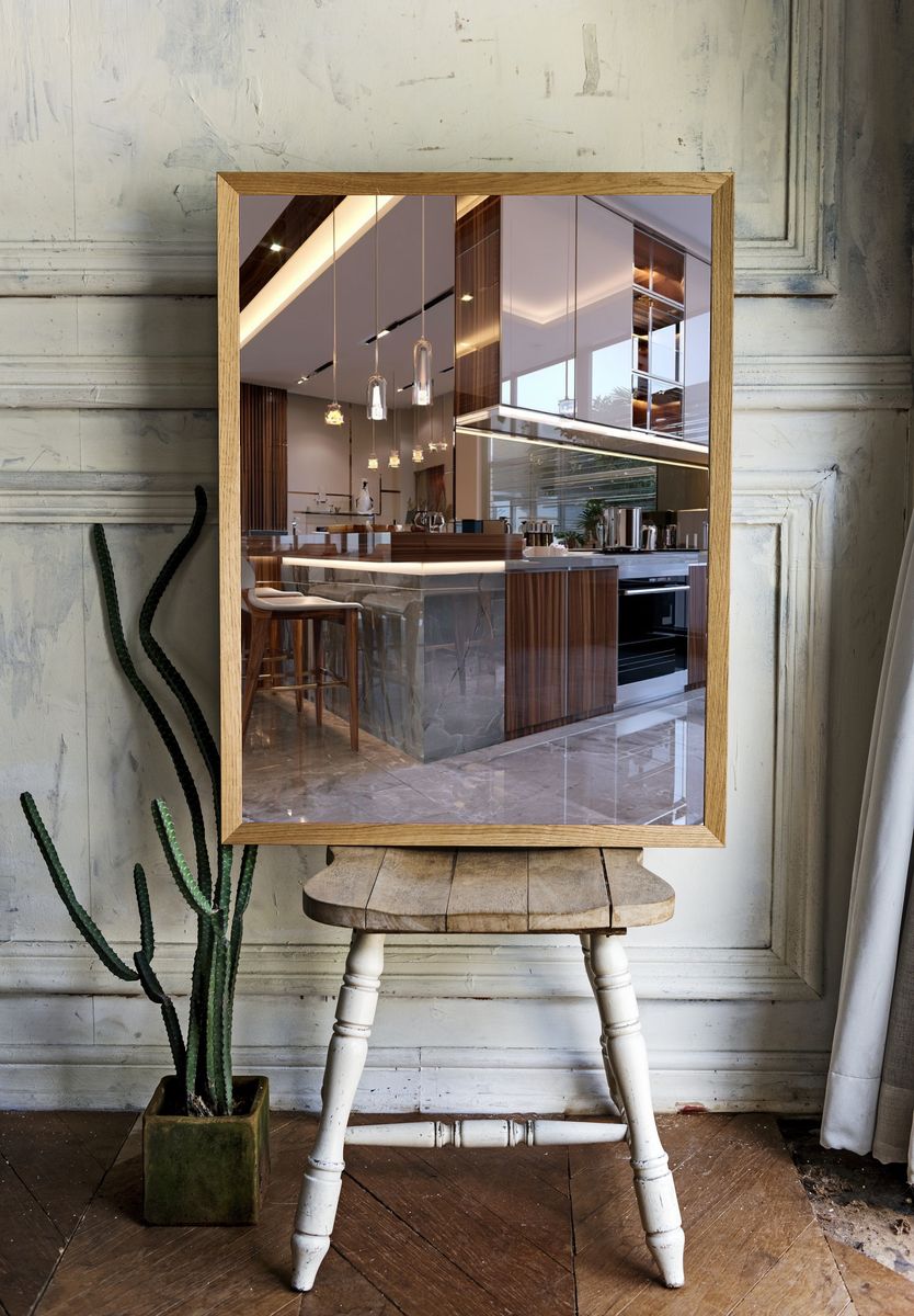 Modern Luxury Kitchen Interior Print. — room view 1