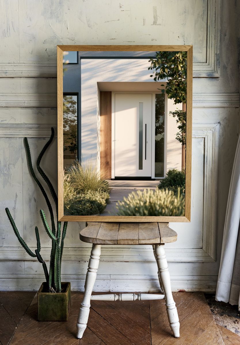 Modern Entryway Architecture Poster. room preview