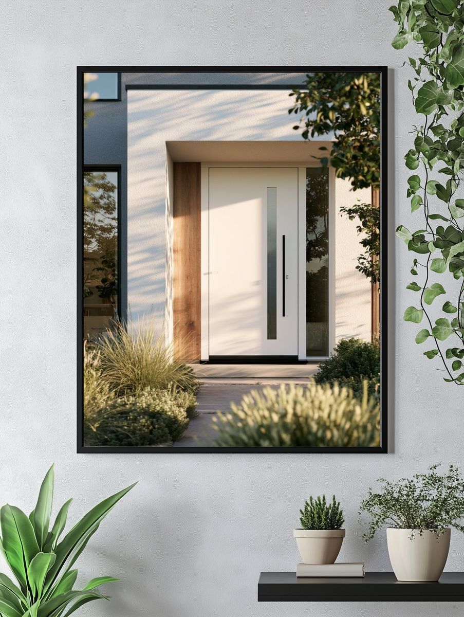 Modern Entryway Architecture Poster. — room view 4
