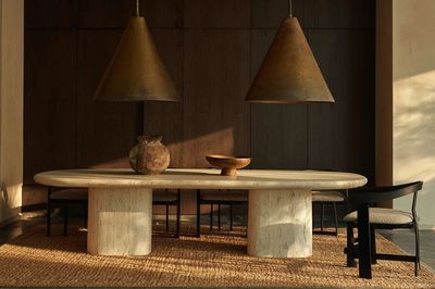 Japandi Dining Room Interior Print.