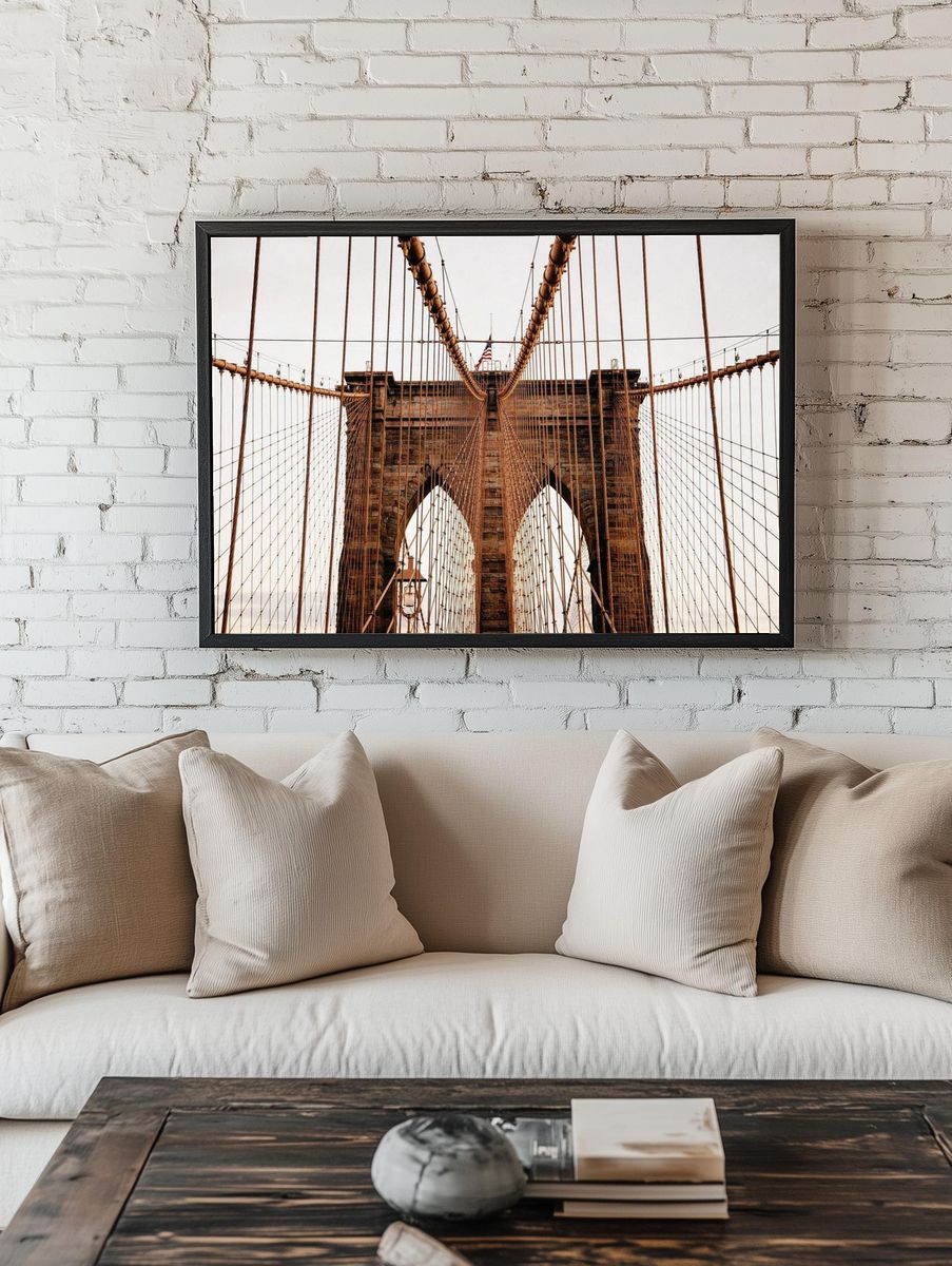 Brooklyn Bridge, New York City. — room view 1