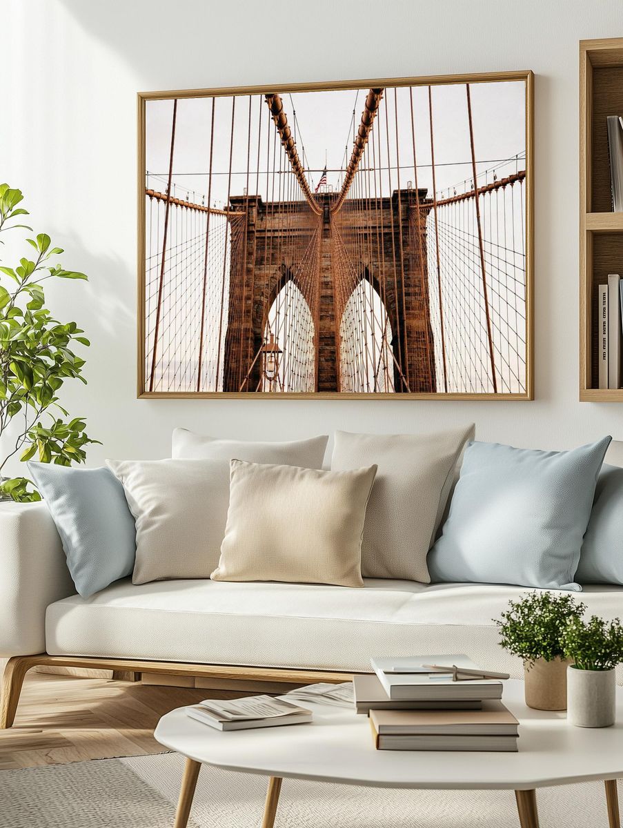 Brooklyn Bridge, New York City. — room view 2
