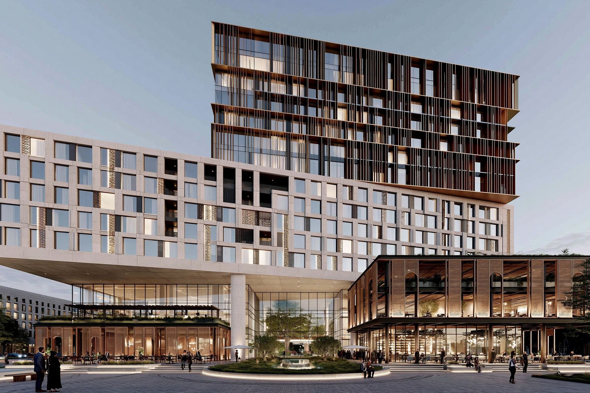 Modern Luxury Building Architecture Print. poster detail