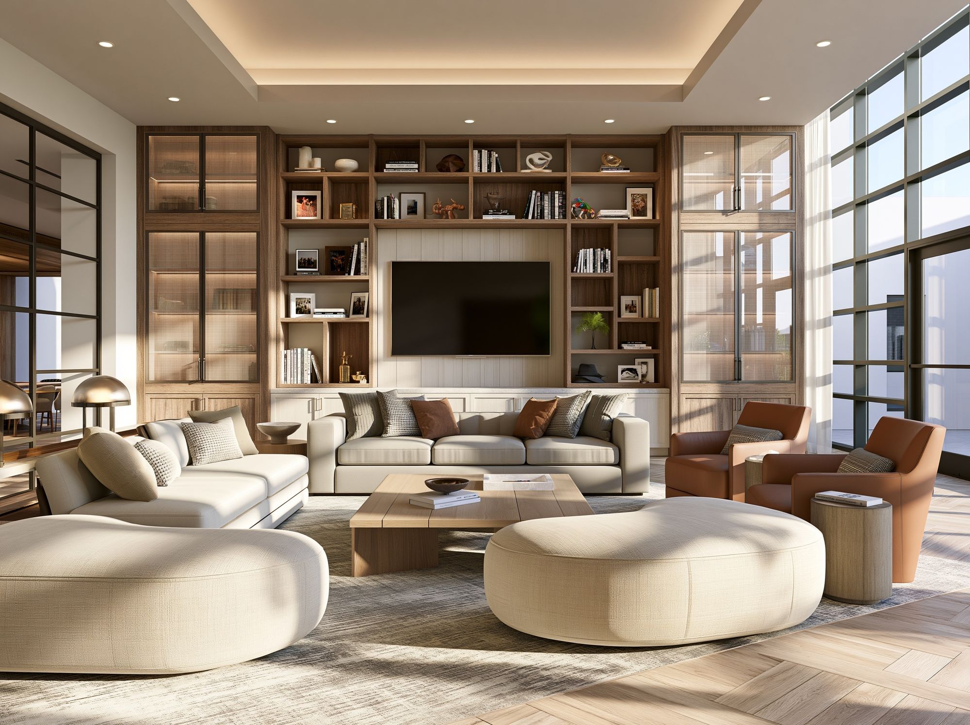 Modern Luxury Living Room Poster. poster detail