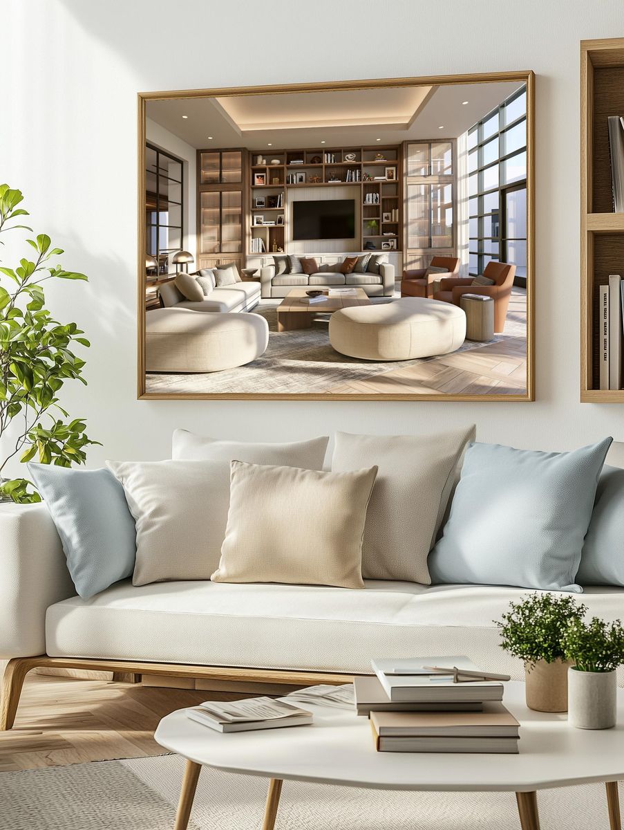 Modern Luxury Living Room Poster. — room view 2