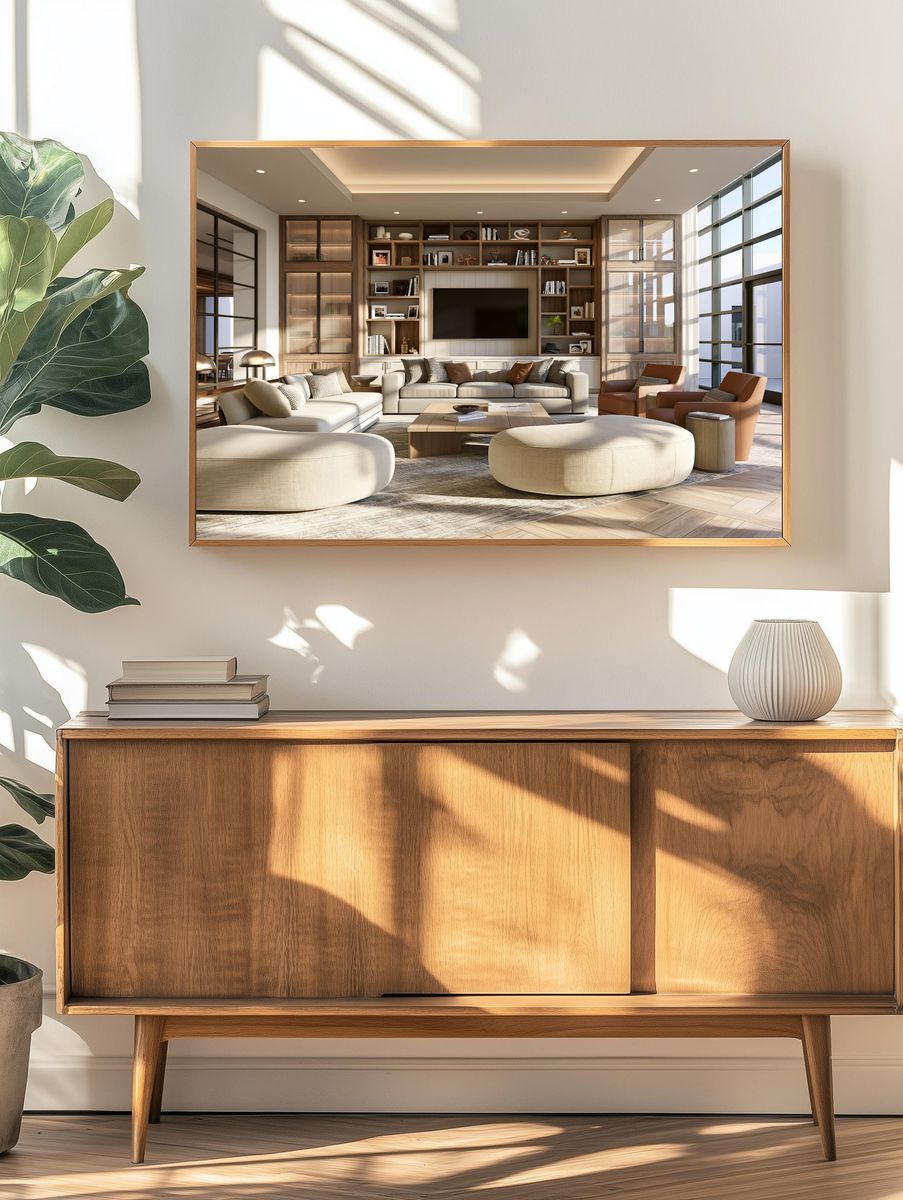 Modern Luxury Living Room Poster. — room view 3