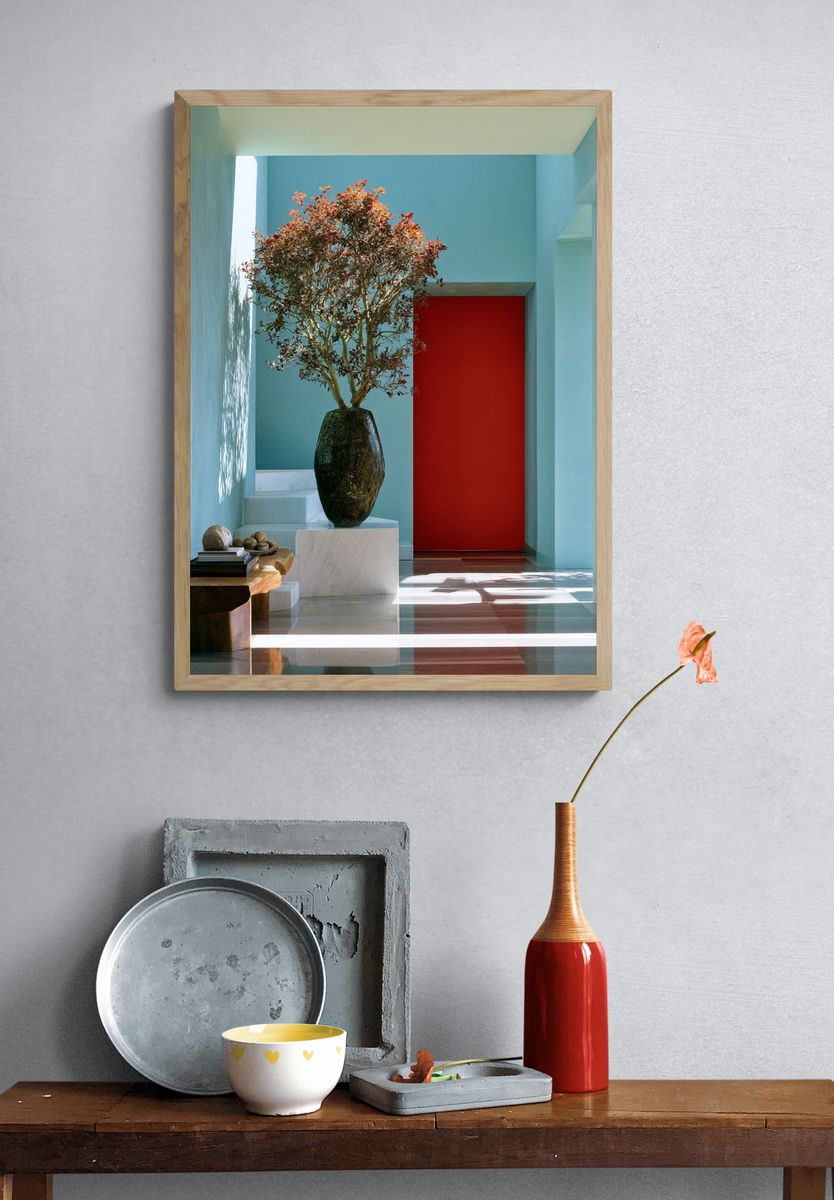 Modern Interior with Bonsai Poster. — room view 3
