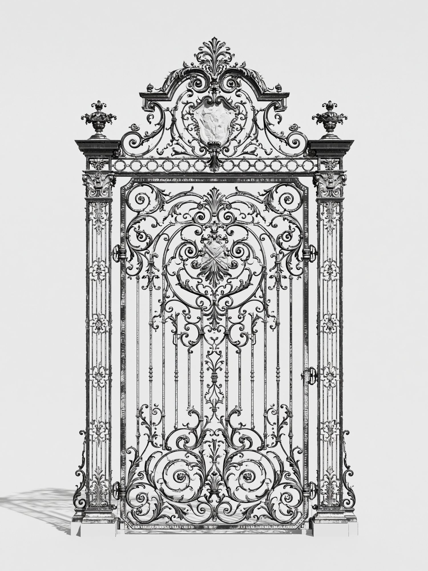 Ornate Iron Gate Photography Poster. poster — architecture art