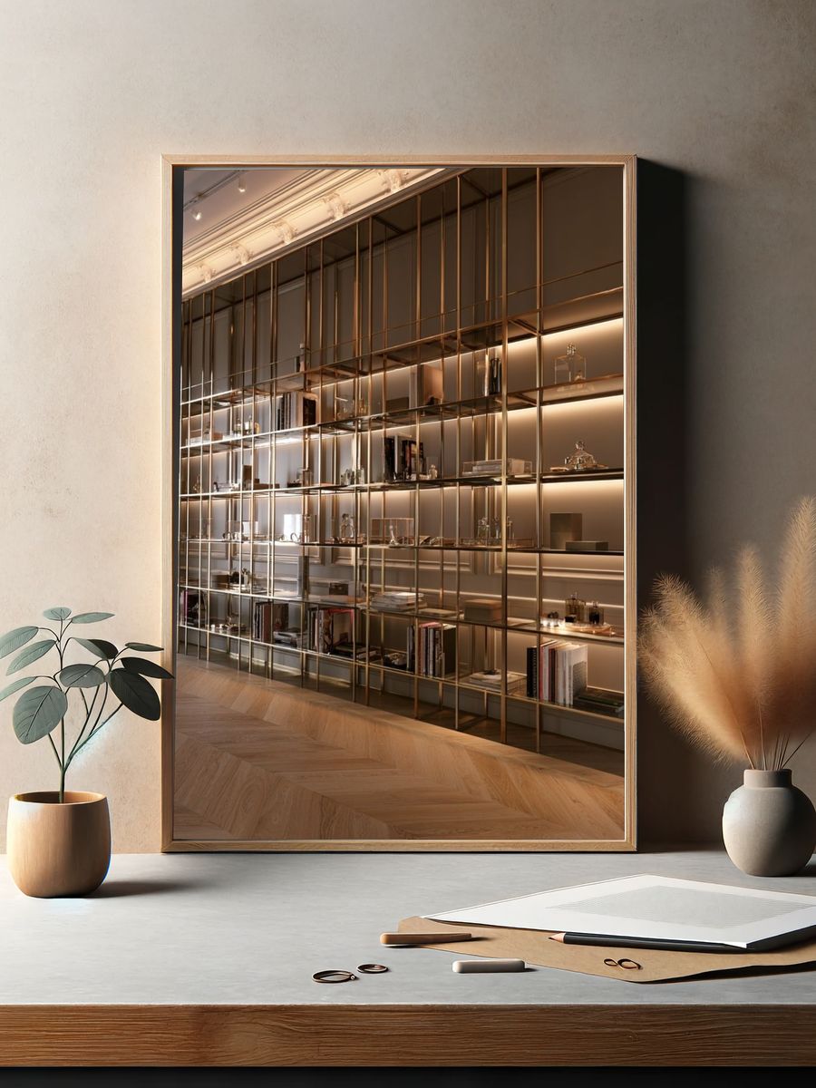Luxury Library Interior Photography Poster. — room view 2