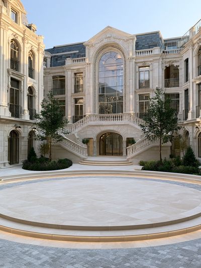Grand Courtyard Architecture Print. poster
