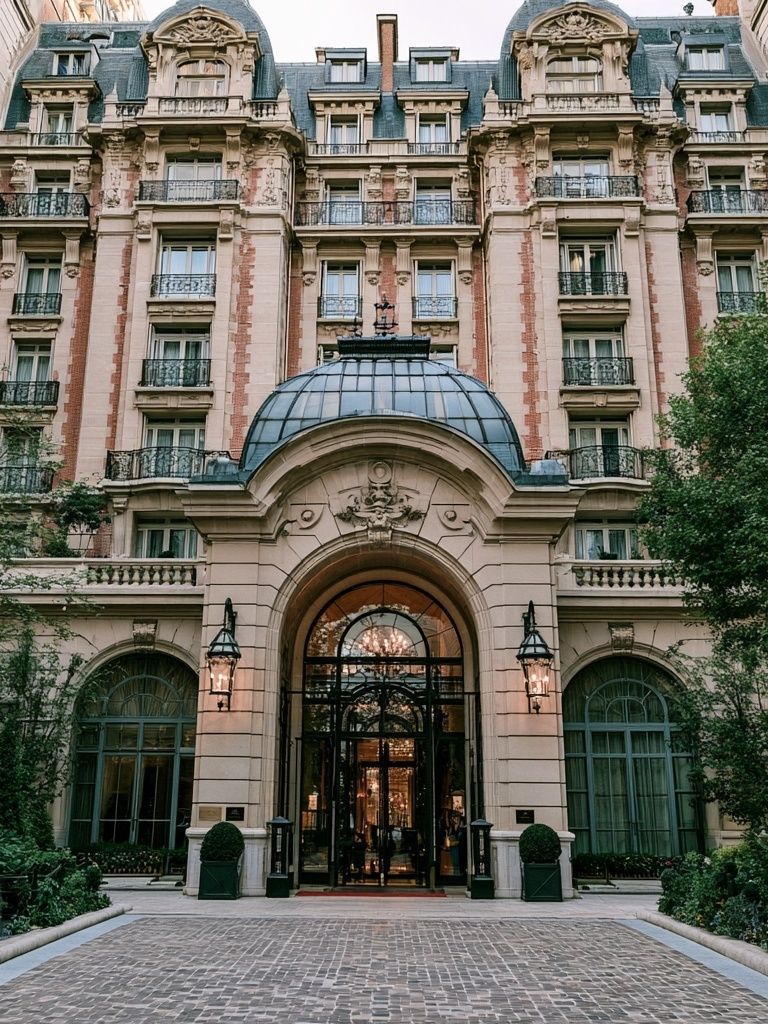 Parisian Hotel Facade Photography Poster. poster — architecture art