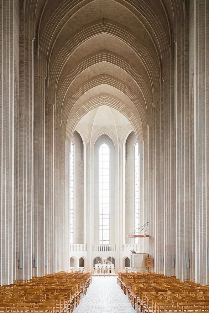 Grundtvigs Kirke, architecture. poster detail