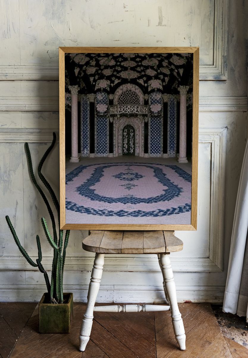Ornate Palace Interior Photography Poster. — room view 1
