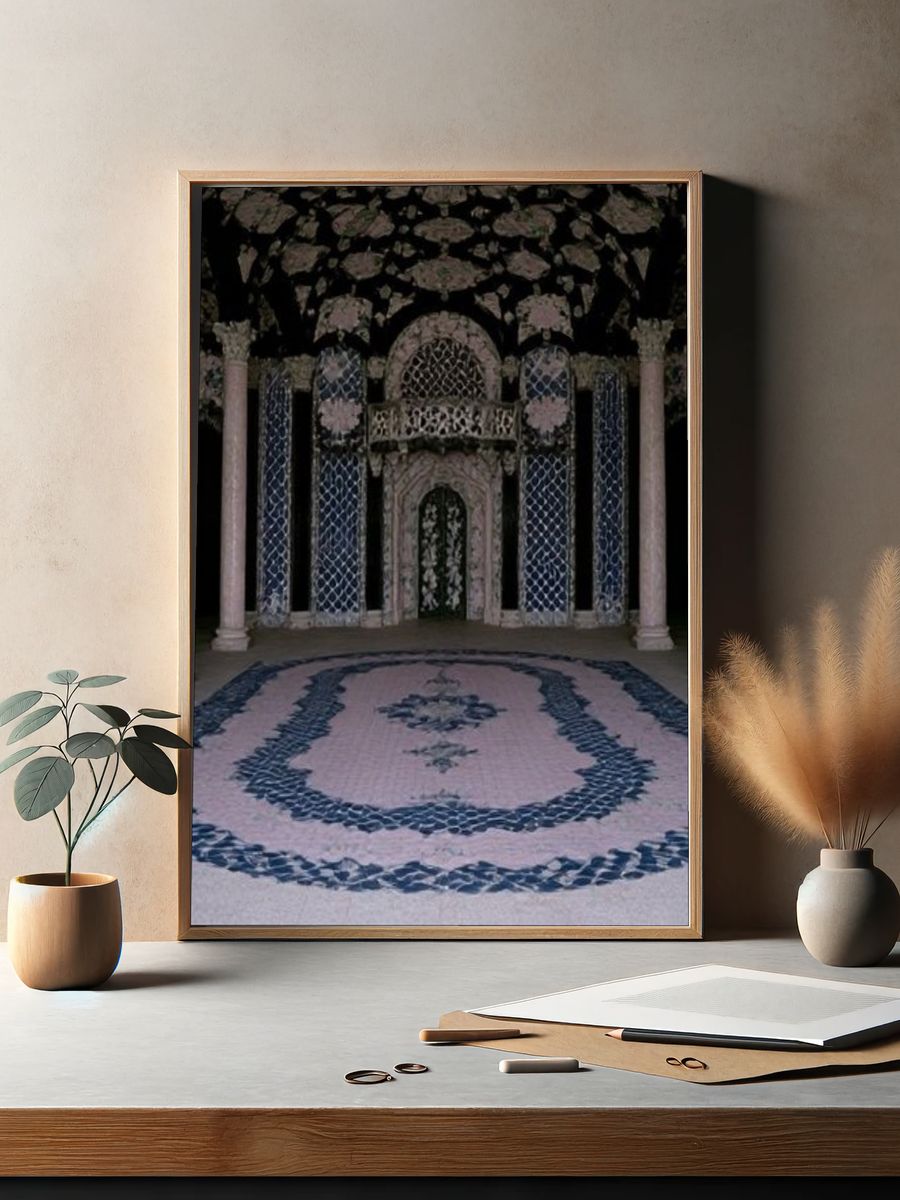 Ornate Palace Interior Photography Poster. — room view 2