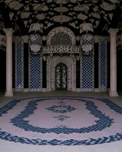 Ornate Palace Interior Photography Poster. poster
