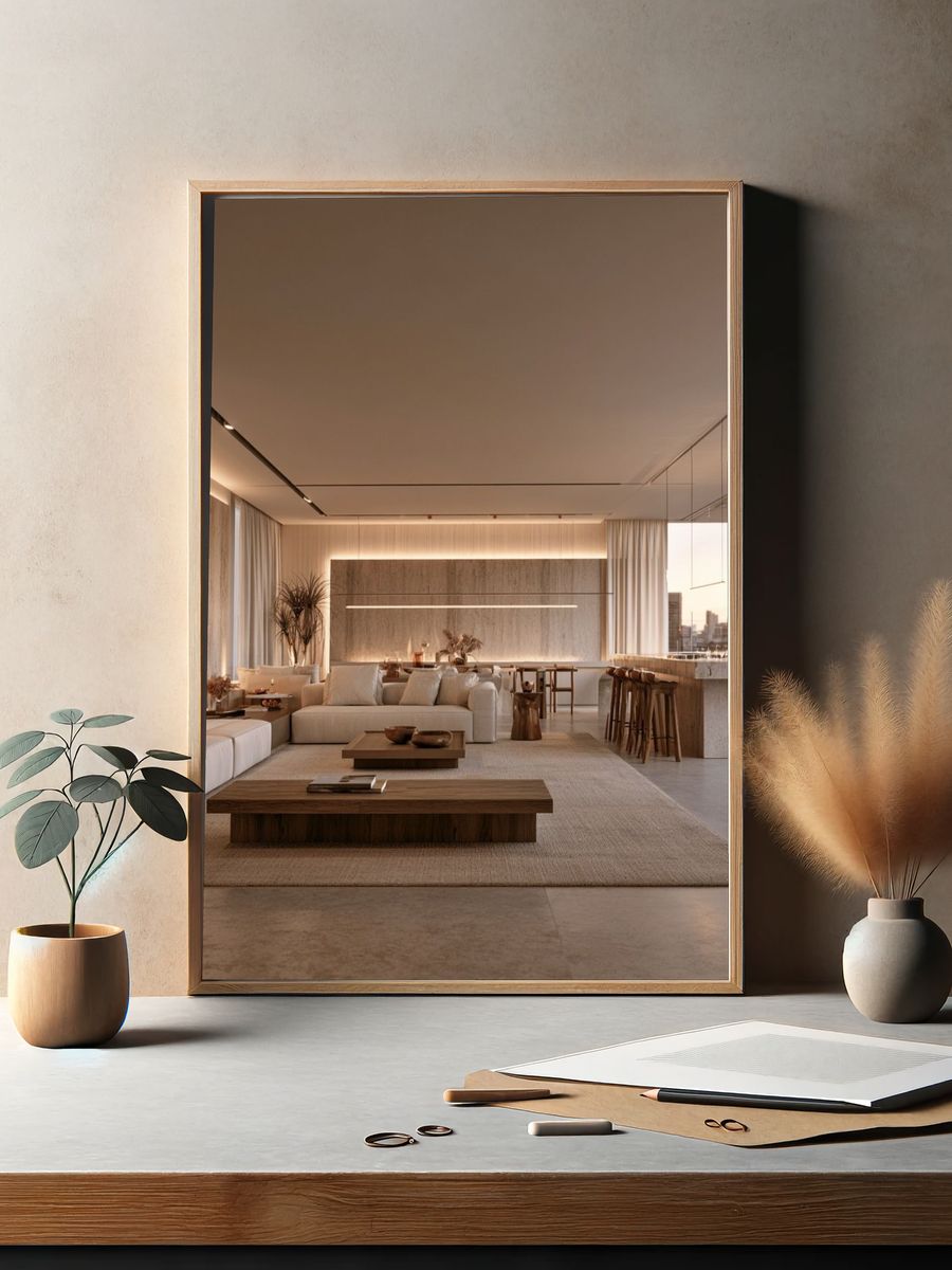 Modern Luxury Living Room Print. — room view 2