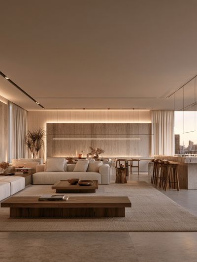 Modern Luxury Living Room Print.