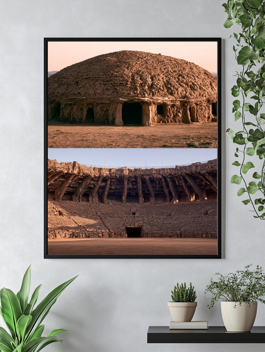 Ancient Stone Amphitheater Poster. — room view 4