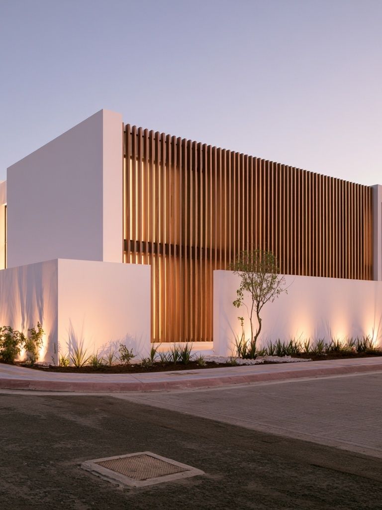 Modern Villa Architecture Poster. poster — architecture art