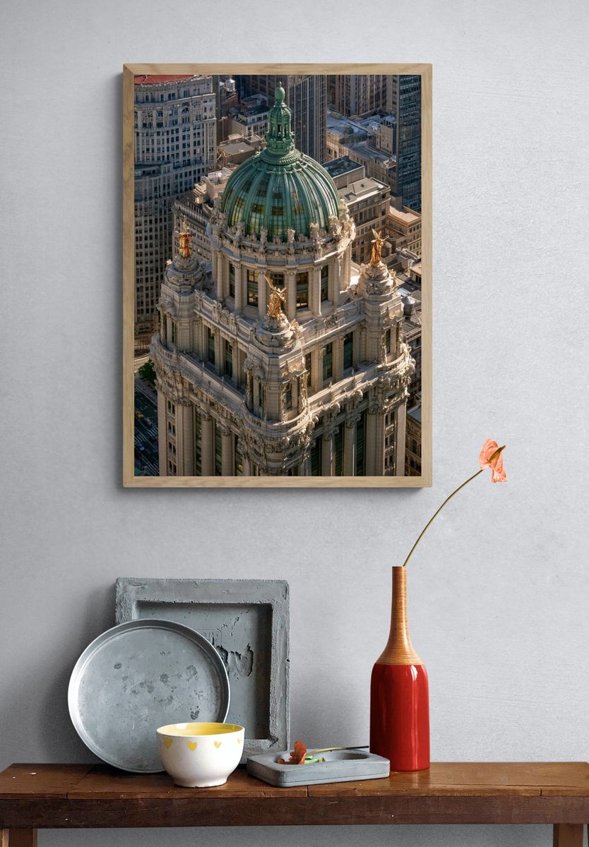 New York City Hall Architecture Poster. — room view 3