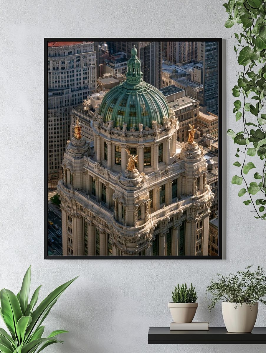 New York City Hall Architecture Poster. — room view 4