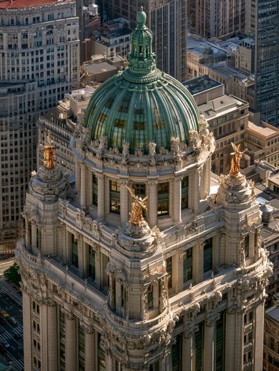 New York City Hall Architecture Poster.