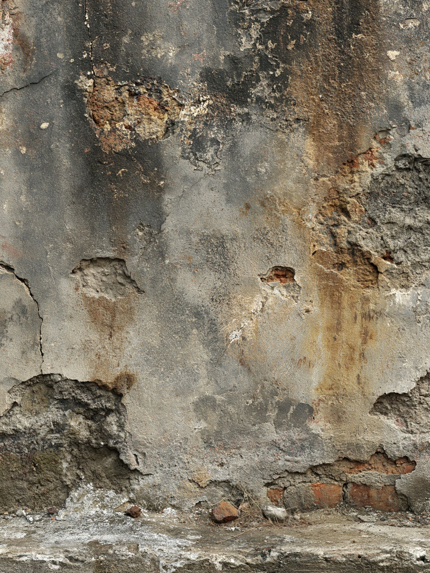 Weathered Concrete Wall Texture Print. poster — architecture art