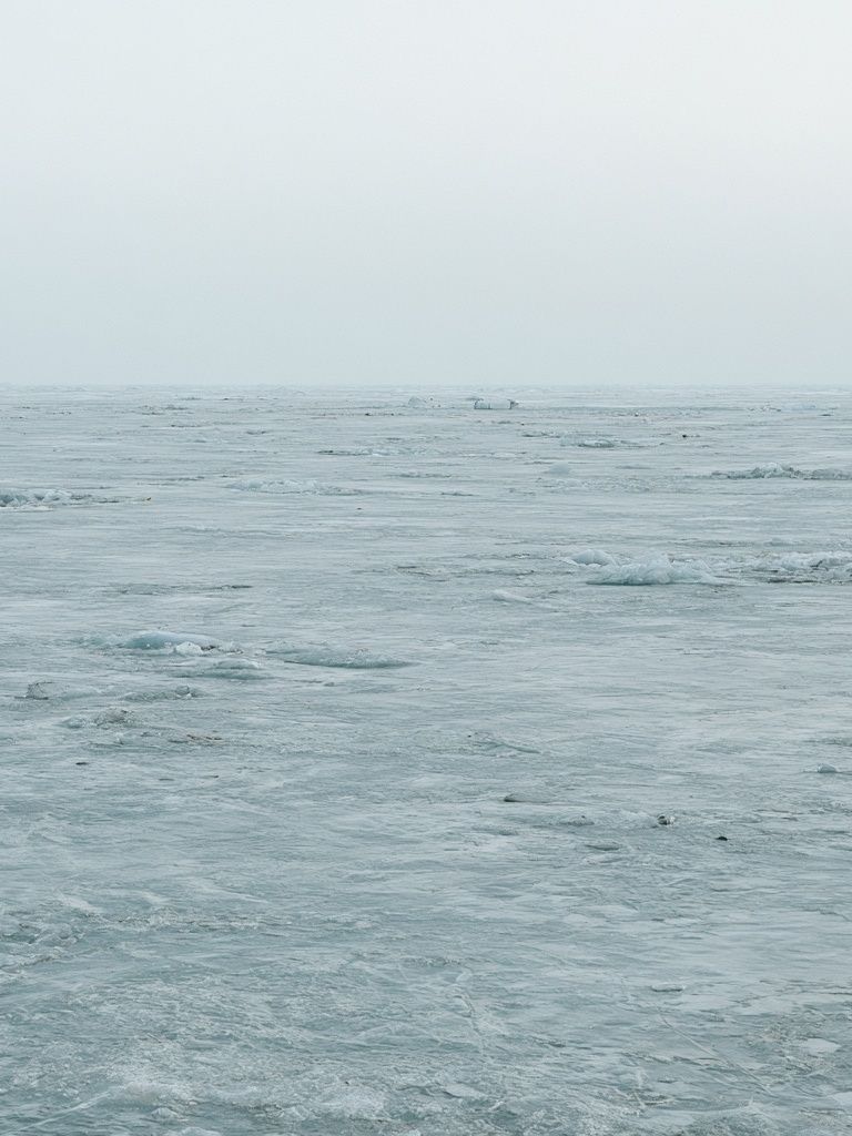 Arctic Ice Field Photography Poster. poster detail
