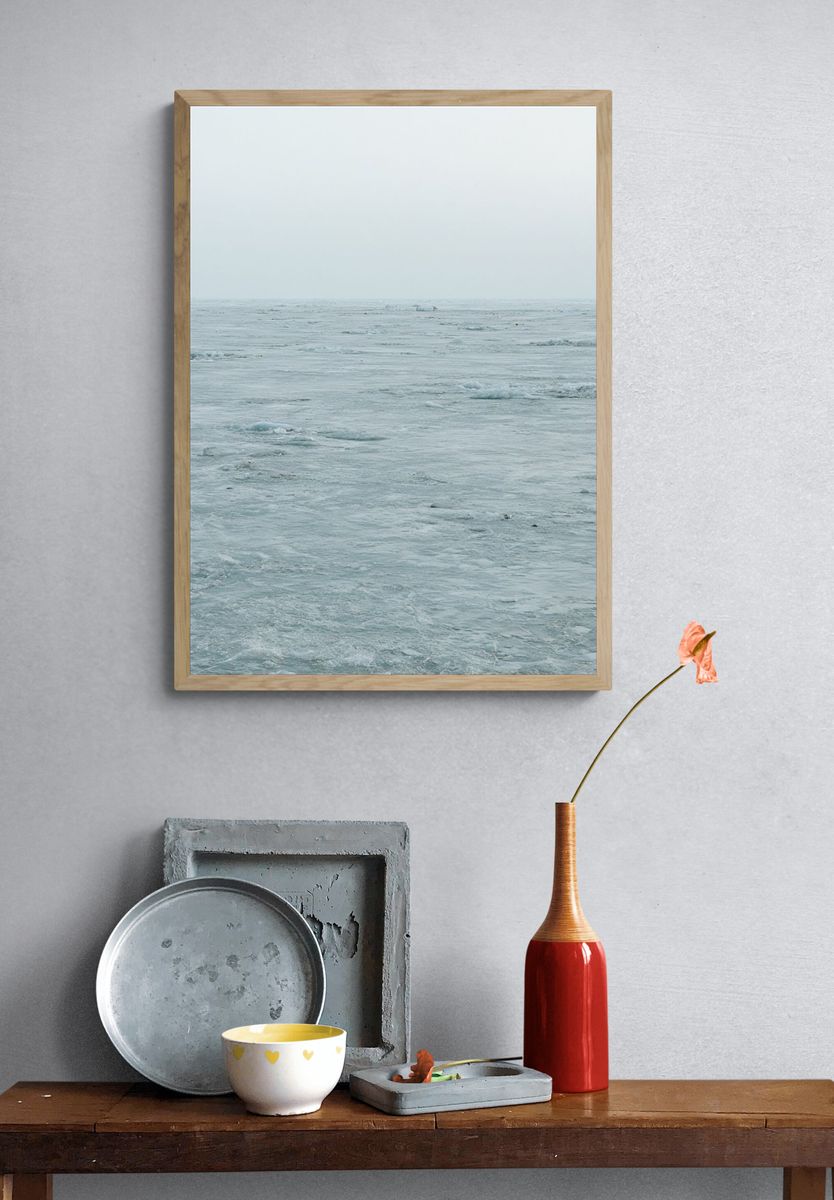Arctic Ice Field Photography Poster. — room view 3