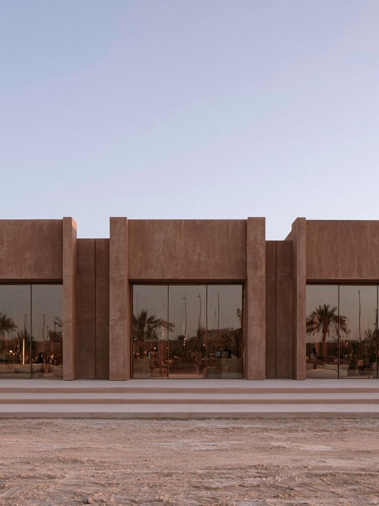 Desert Modern Facade Poster. poster detail