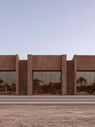 Desert Modern Facade Poster. poster