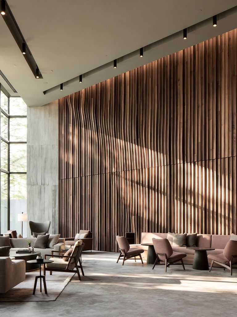 Modern Luxury Lobby Interior Poster. poster detail