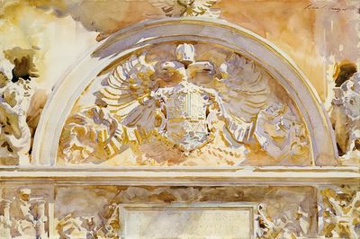 Escutcheon Charles V Spain (1912).