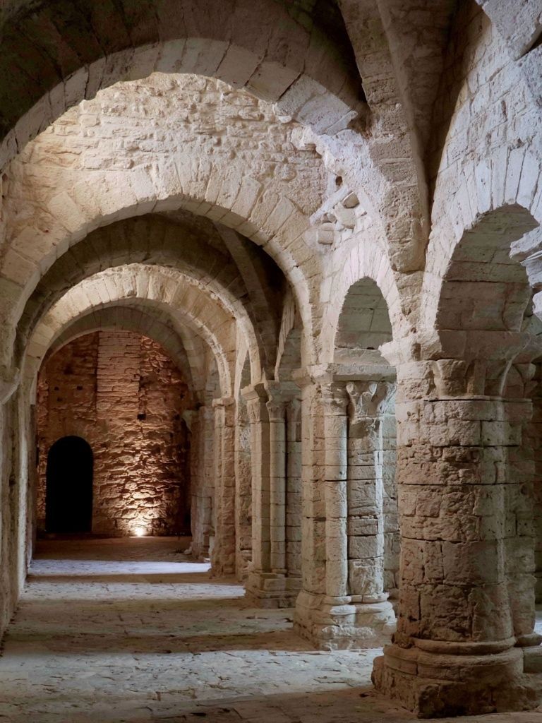 Romanesque Stone Archway Photography Poster. poster detail