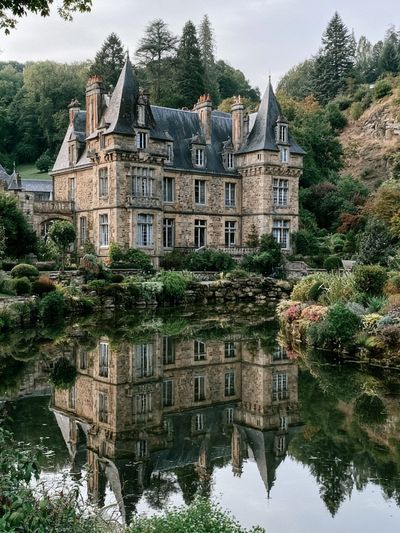 French Chateau Garden Poster. poster