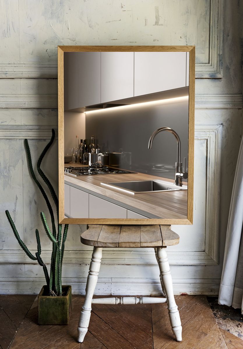 Modern Minimalist Kitchen Print. — room view 1