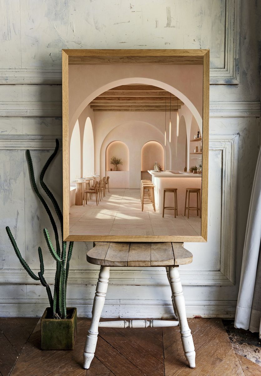 Mediterranean Arch Interior Print. room preview
