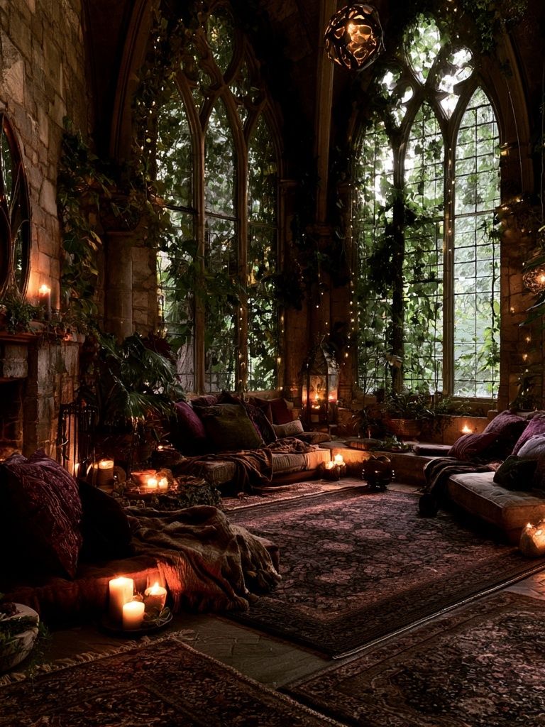 Enchanted Gothic Conservatory Poster. poster detail