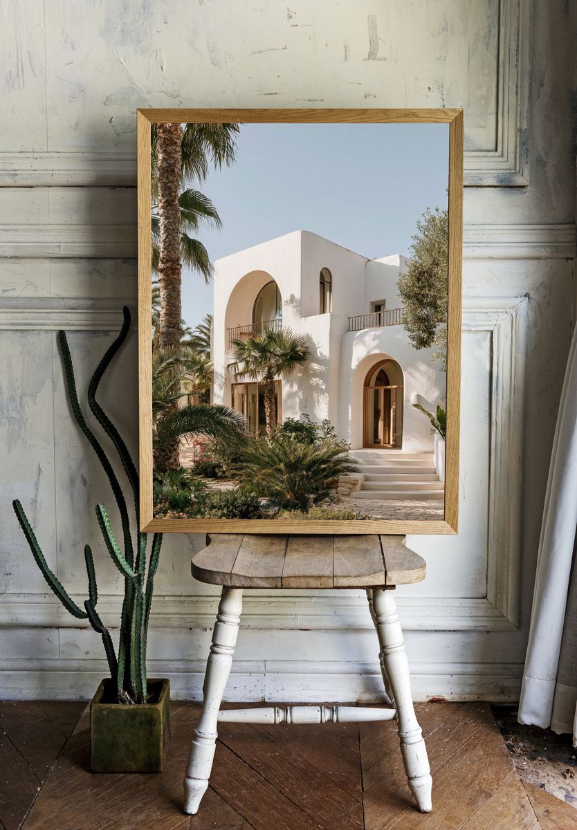 Mediterranean Villa Photography Poster. room preview