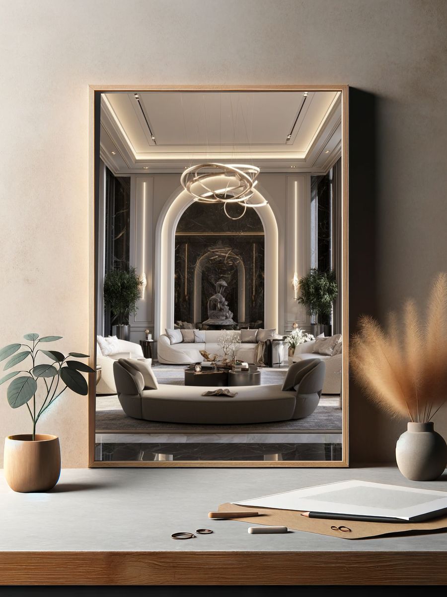 Luxury Grand Salon Interior Poster. — room view 2